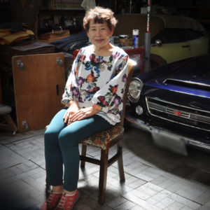 椅子張り替え　リフォーム　布張り　ダイニングチェア